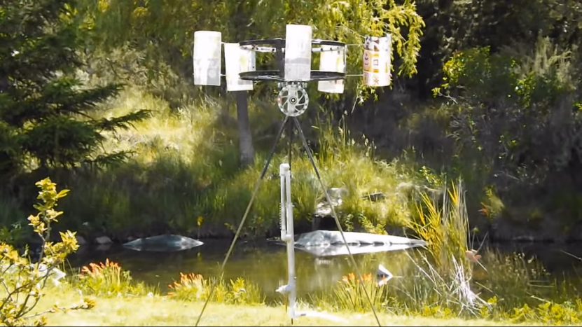 Repurposed Bike Parts DIY Wind-Power Water Pump