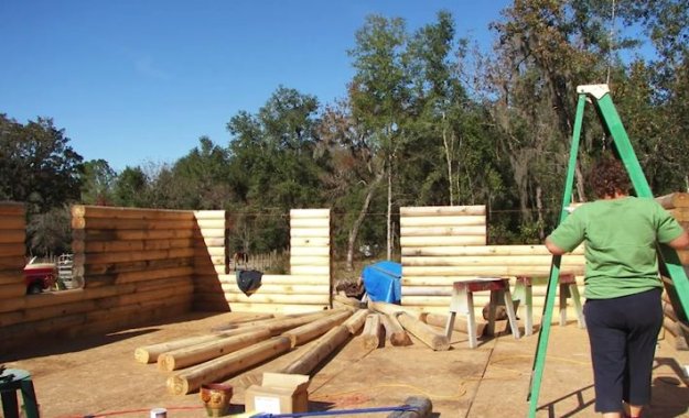 Check out How to Build a Log Cabin By Hand | Homesteading Ideas at http://pioneersettler.com/build-log-cabin-by-hand/