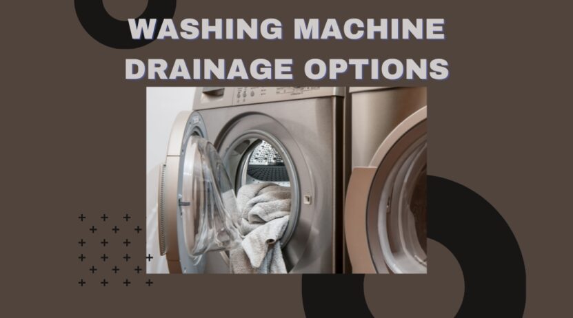 Drainage machine for washing
