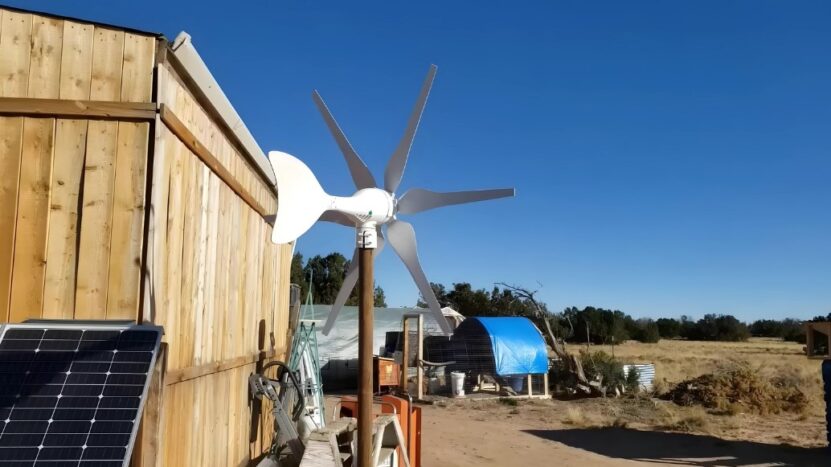 Home wind turbine construction